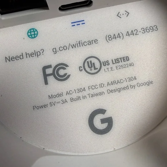 Google Wifi AC1304 AC1304 Router‎ Wireless Mesh Network Router - Picture 3 of 4